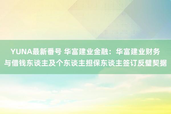 YUNA最新番号 华富建业金融：华富建业财务与借钱东谈主及个东谈主担保东谈主签订反璧契据